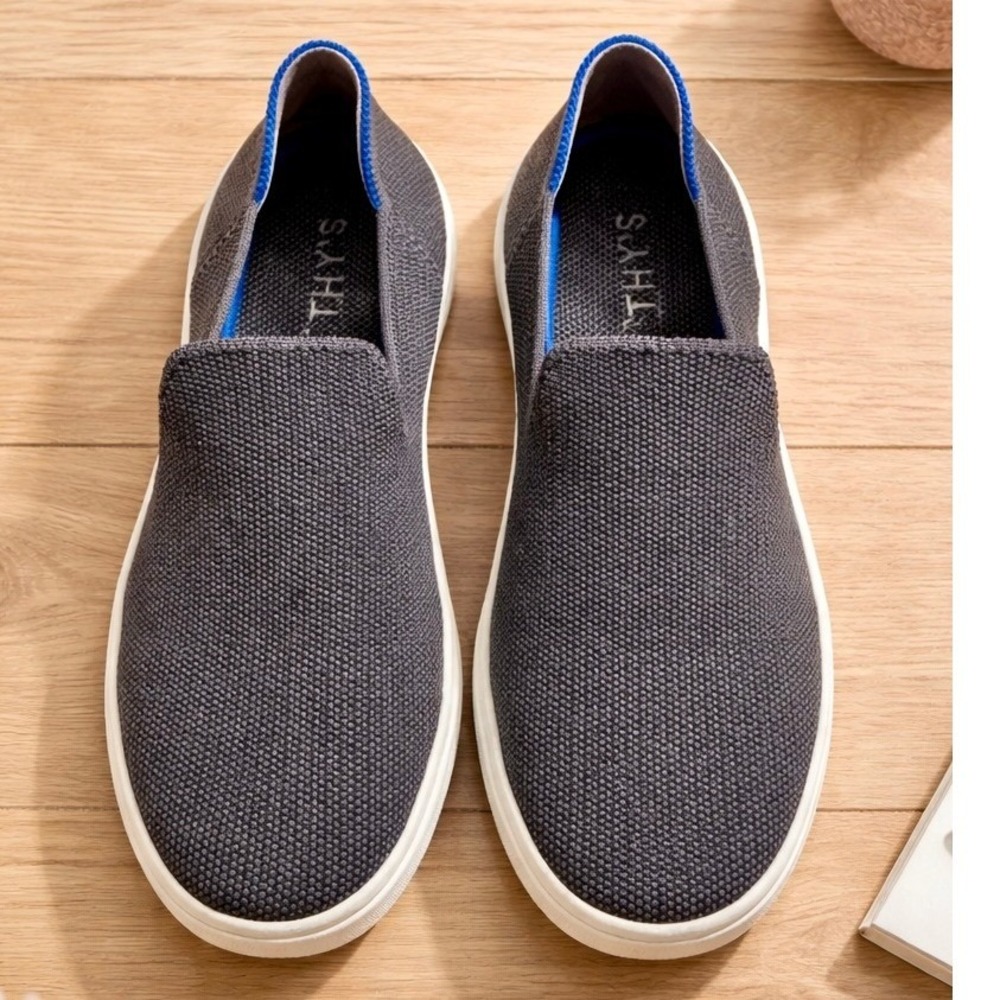 Rothy's The Sneaker Women Size 7 Charcoal Grey Slip On Washable Shoes